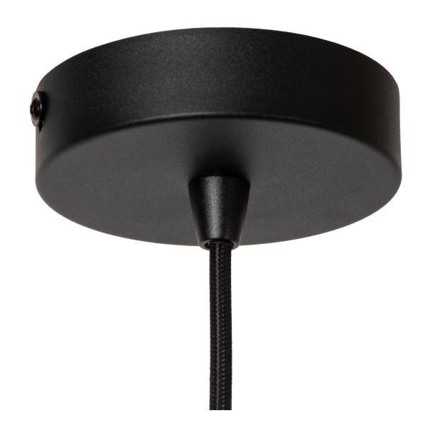 Lucide ROSAS - Pendant light - Ø 26 cm - 1xE27 - Black - detail 3